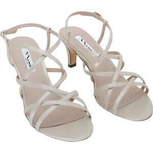 Nina Neptune Evening Heels Platino - Women's US 10M